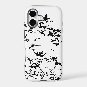 Snow Geese Birds Wildlife Animals Flying