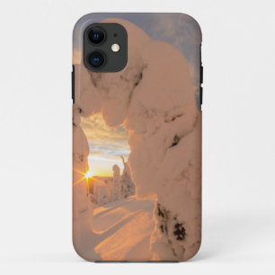 Snow Ghosts In The Whitefish Range iPhone 11 Case