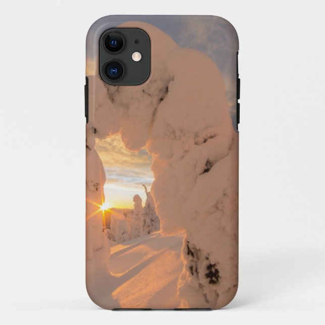 Snow Ghosts In The Whitefish Range Case-Mate iPhone Case (Back)