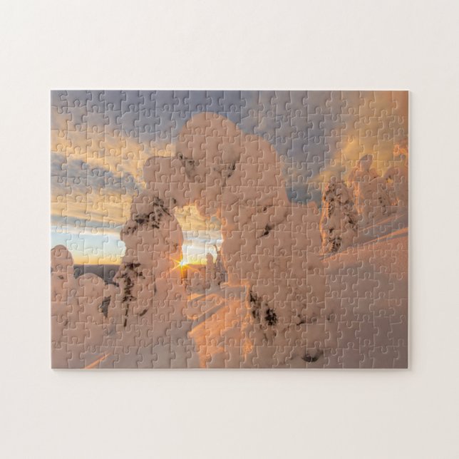 Snow Ghosts In The Whitefish Range Jigsaw Puzzle (Horizontal)