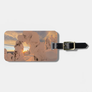 Snow Ghosts In The Whitefish Range Luggage Tag