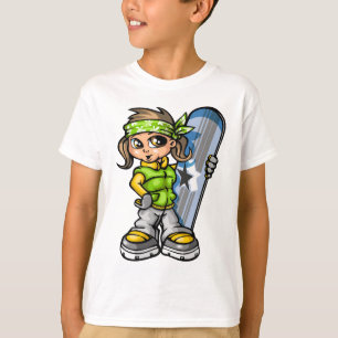 snow girl posing T-Shirt