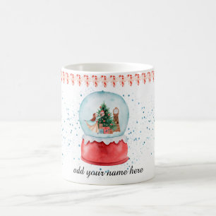 Snow Globe Christmas Mug - Customizable