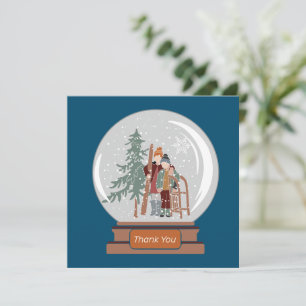 Snow Globe Christmas Thank You