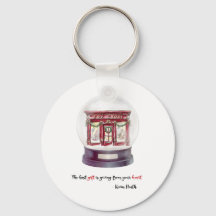 Snow Globe Keychain