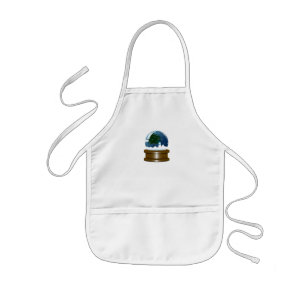 Snow Globe Kids Apron