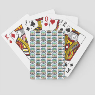 snow globe playing cards
