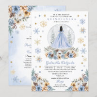 Snow Globe Princess Winter Wonderland Quinceañera