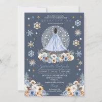 Snow Globe Princess Winter Wonderland Quinceañera