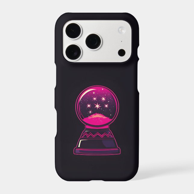 Snow Globe Sparkle iPhone Case | Y2K Glitter (Back)