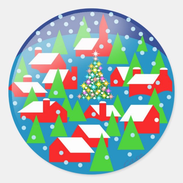 Snow Globe sticker (Front)