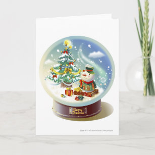 Snow Globe Cards | Zazzle AU