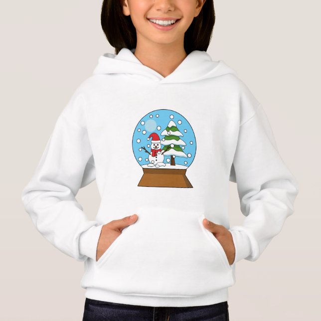 Snow Globe with Snowman and Pine Tree (Front)
