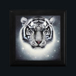Snow Glow White Tiger Gift Box<br><div class="desc">Snow Glow White Tiger

Customise the background on this item with your own text and image elements or redesign this product entirely from scratch by replacing our design with your own! Choose your favourite fonts,  colours and styles and visit our shop for more.</div>
