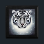 Snow Glow White Tiger Gift Box<br><div class="desc">Snow Glow White Tiger

Customise the background on this item with your own text and image elements or redesign this product entirely from scratch by replacing our design with your own! Choose your favourite fonts,  colours and styles and visit our shop for more.</div>
