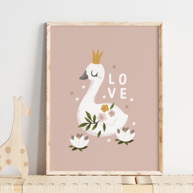 Snow Goose Animal Name Love Poster | Wall Print (Creator Uploaded)