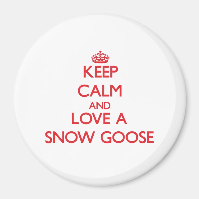 Snow Goose Magnet (Front)