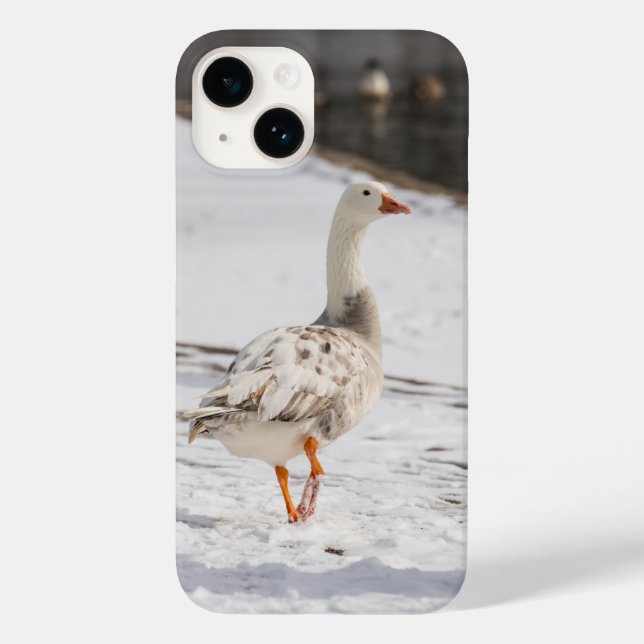 Snow Goose Strut Case-Mate iPhone Case (Back)