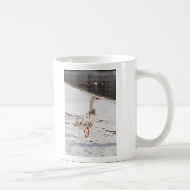 Snow Goose Strut Coffee Mug (Right)