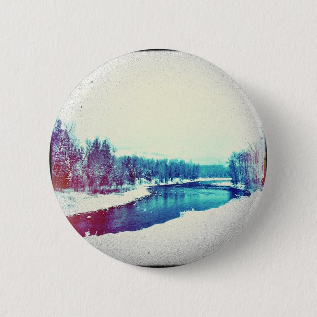 Snow H2O 6 Cm Round Badge (Front)
