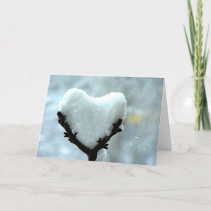 Snow Heart - Customised Holiday Card