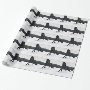 Snow Horse Collection Wrapping Paper