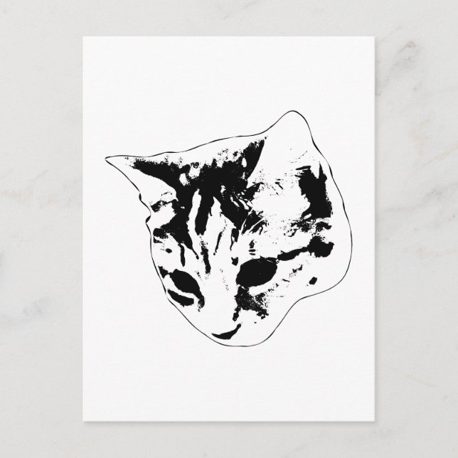 Snow-Hushed Hello Postcard (Front)