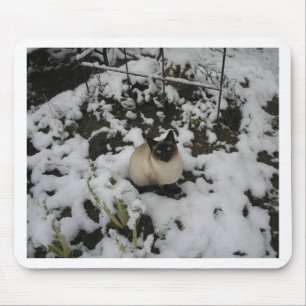 Snow Images, Snow Cat Mouse Pad