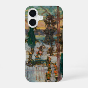 Snow in April by Maurice Prendergast, Vintage Art iPhone 16 Case