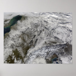 Snow in Europe Poster