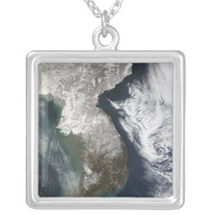 Snow in Korea Silver Plated Necklace