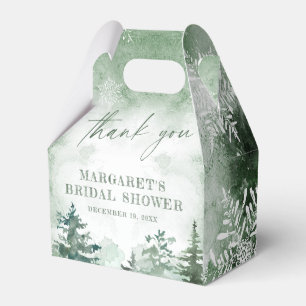 Snow in Love Bridal Shower Favour Box