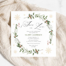 Snow in Love Christmas Bridal Shower