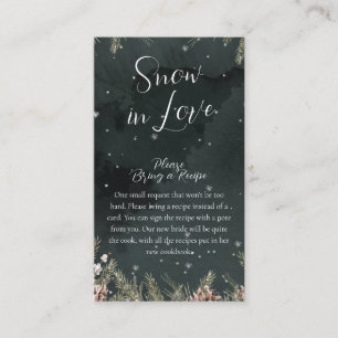 Snow In Love Enclosure Card