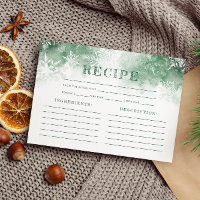 Snow in Love Recipe Bridal Shower