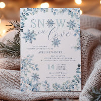 Snow in Love theme Winter Bridal Shower