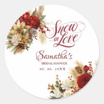 Snow in love winter bridal shower
