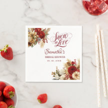 Snow in love winter bridal shower