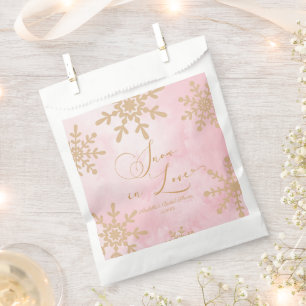 Snow In Love Winter Wonderland Bridal Shower Favour Bag
