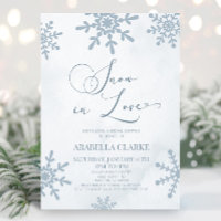 Snow In Love Winter Wonderland Bridal Shower