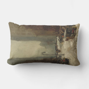 Snow in New York City (Winter in NYC) Lumbar Cushion
