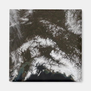 Snow in south central Alaska Magnet