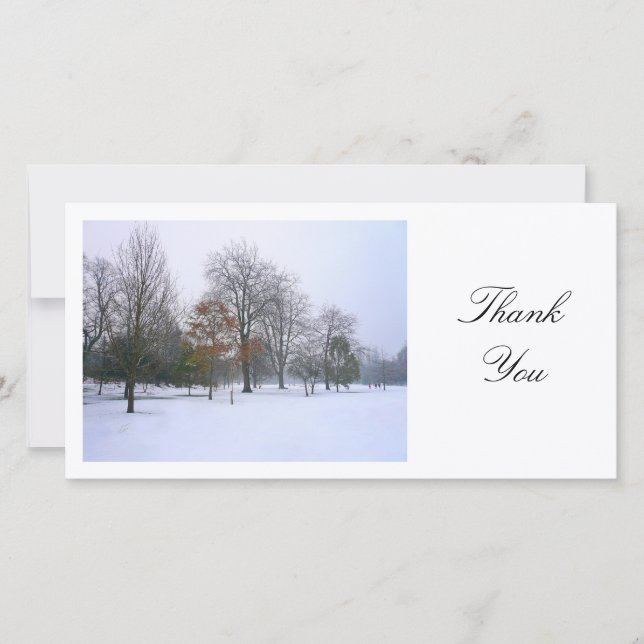 Snow in the Park - Thank You (Front)