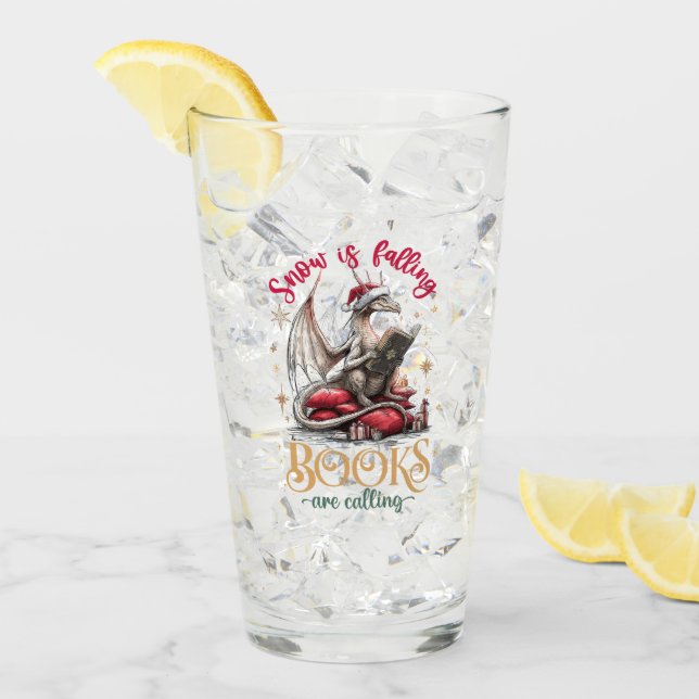 Snow Is Falling, Books Are Calling  Glass (Front Ice)