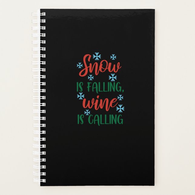 Snow is falling, wine is calling(1) planner (Front)