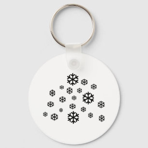 Snow Key Ring