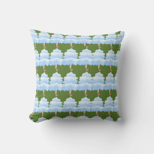 Snow-Kissed Forest Cushion