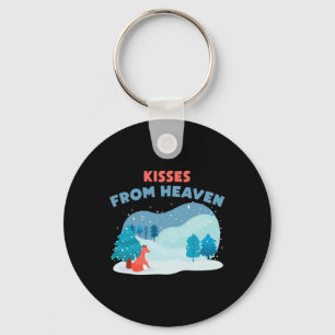 Snow - Kisses From Heaven - Snowflakes - Ski - Ski Key Ring