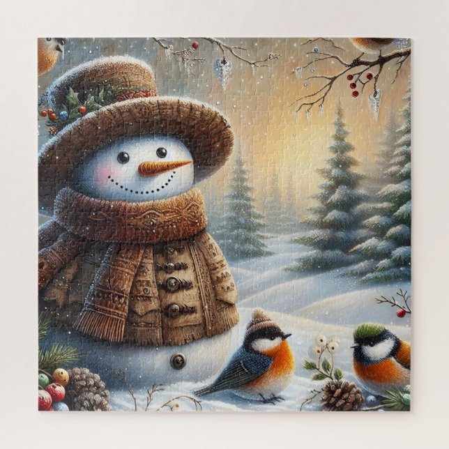 Snow Lady Puzzle (Vertical)