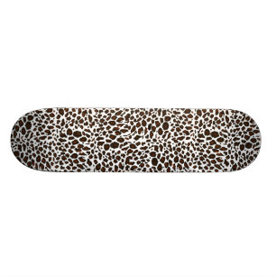 Snow Leopard Animal Print Skateboard